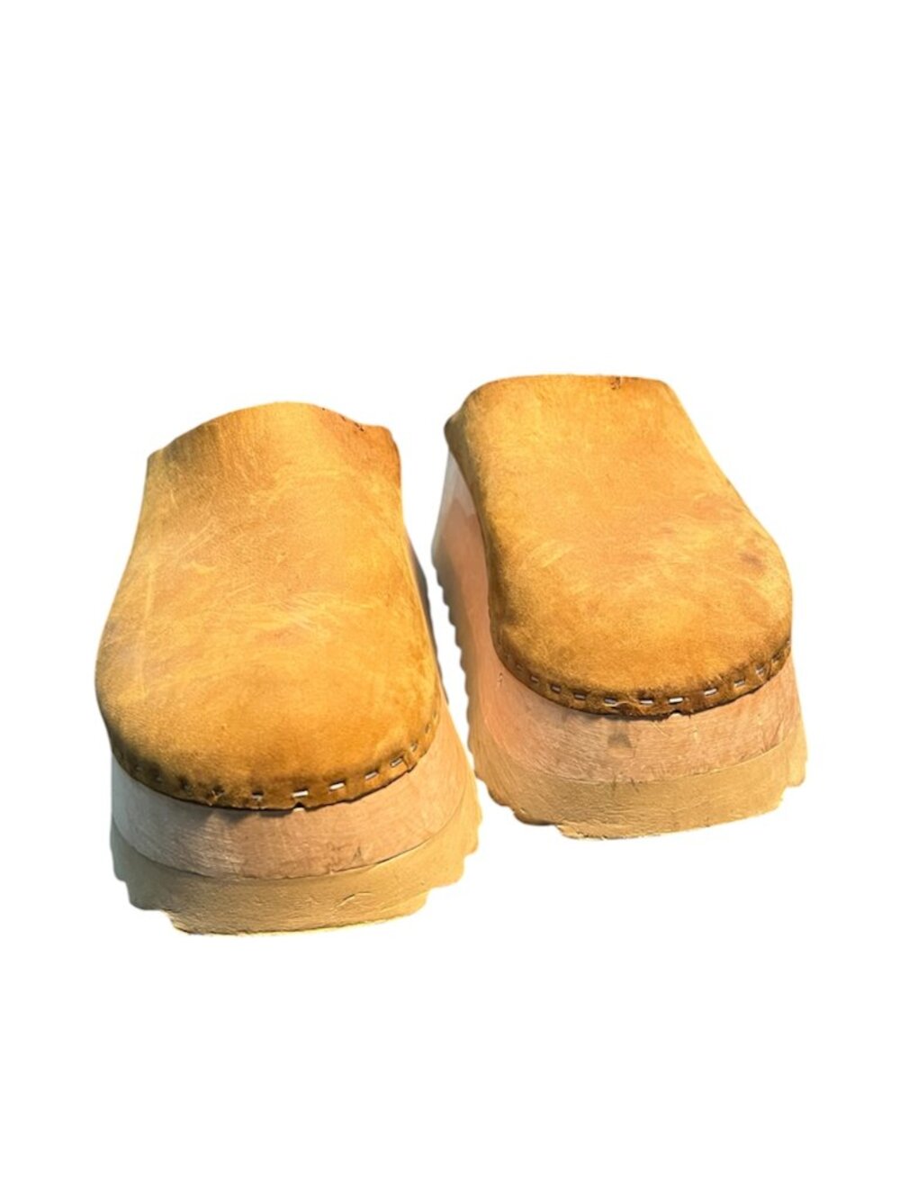 BRYR Studio Chonk Clogs Size 8 Platform Leather Handmade USA - Picture 3 of 10